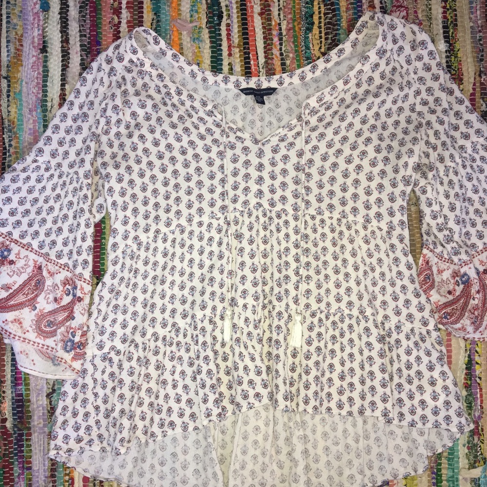 🌼American eagle 🦅 boho top!!